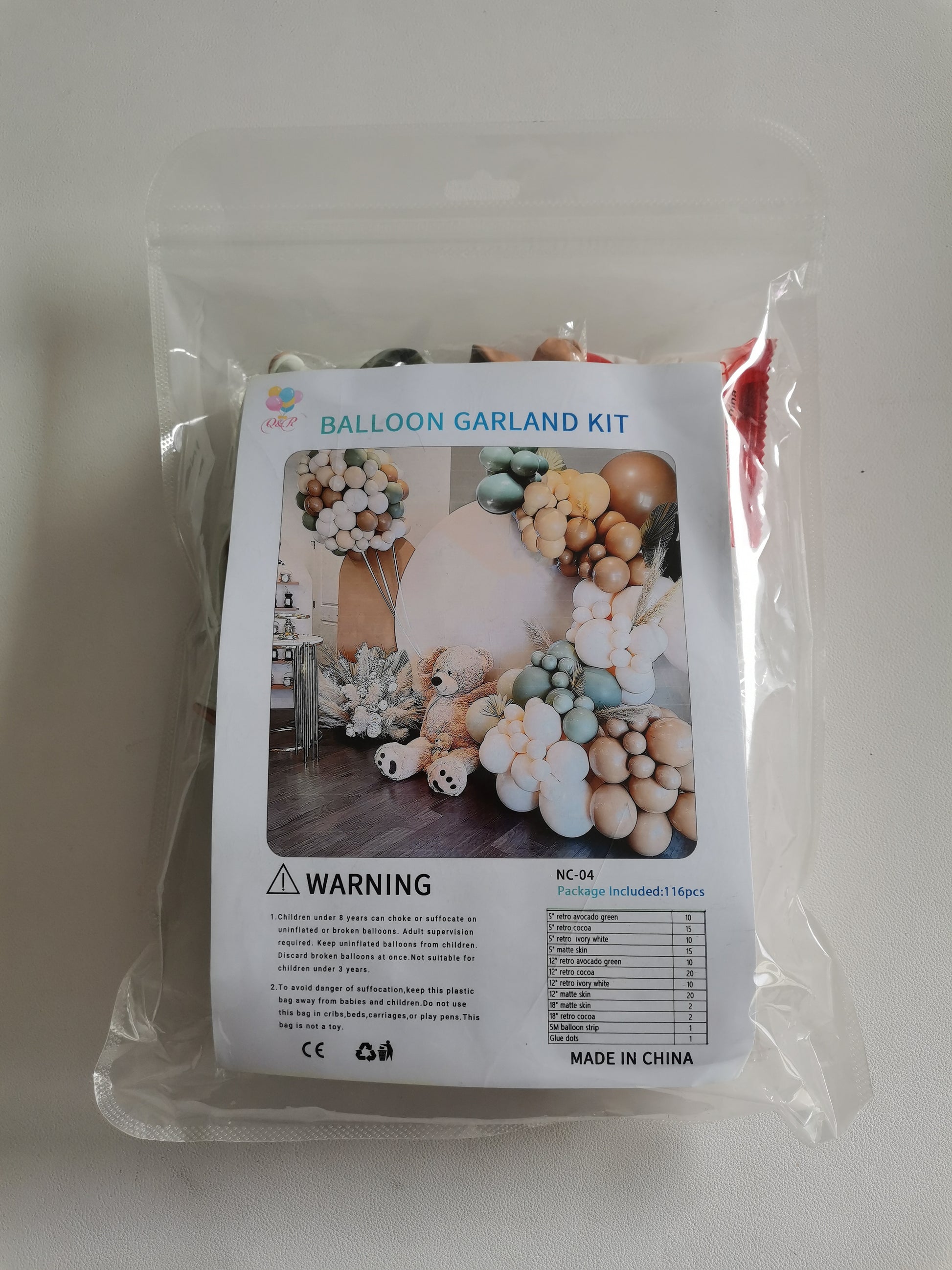 Retro Green & Cocoa Balloon Arch Kit for Birthday Party | Avocado Green, Ivory White & Nude Balloons | Neutral Boho Birthday Decoration Set (116 PCS)