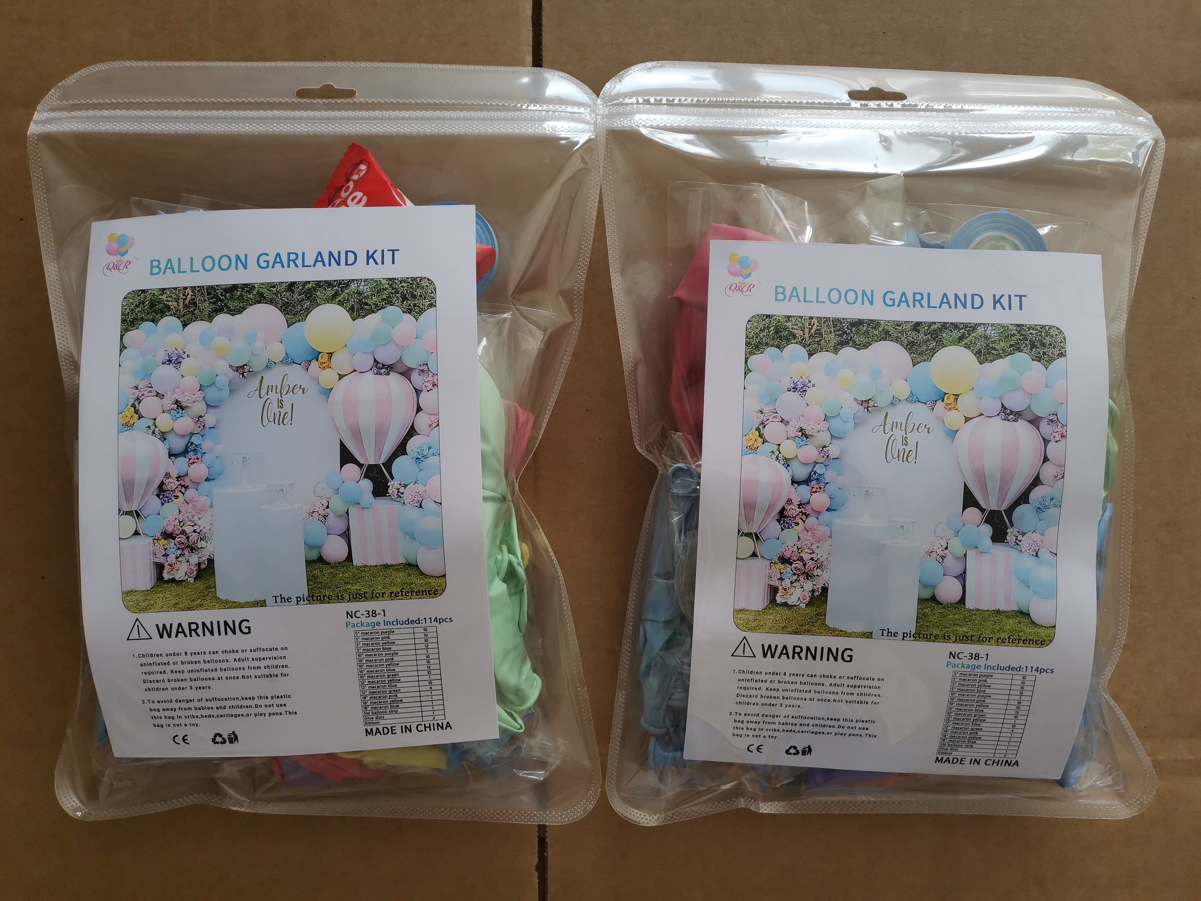 Pastel Rainbow Balloon Garland Kit (114pcs)