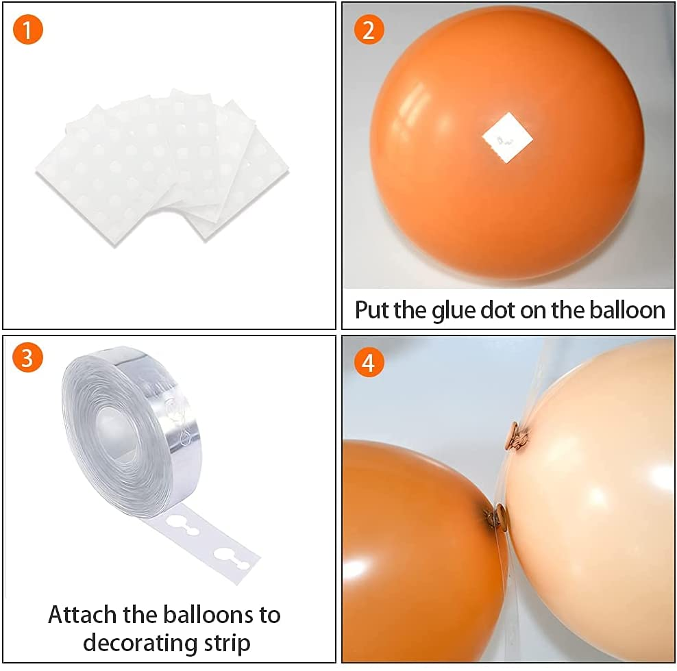 Retro Green & Cocoa Balloon Arch Kit (116pcs)