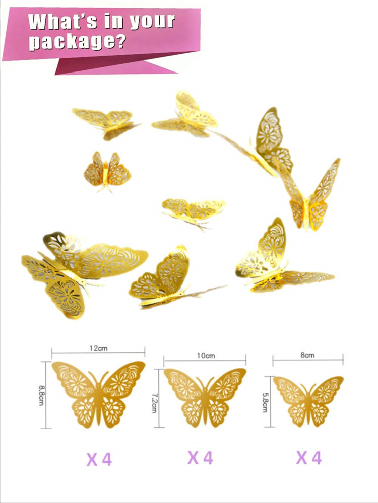 Pink & Gold Butterfly Balloon Arch Kit