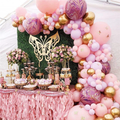 Pink & Gold Butterfly Balloon Arch Kit