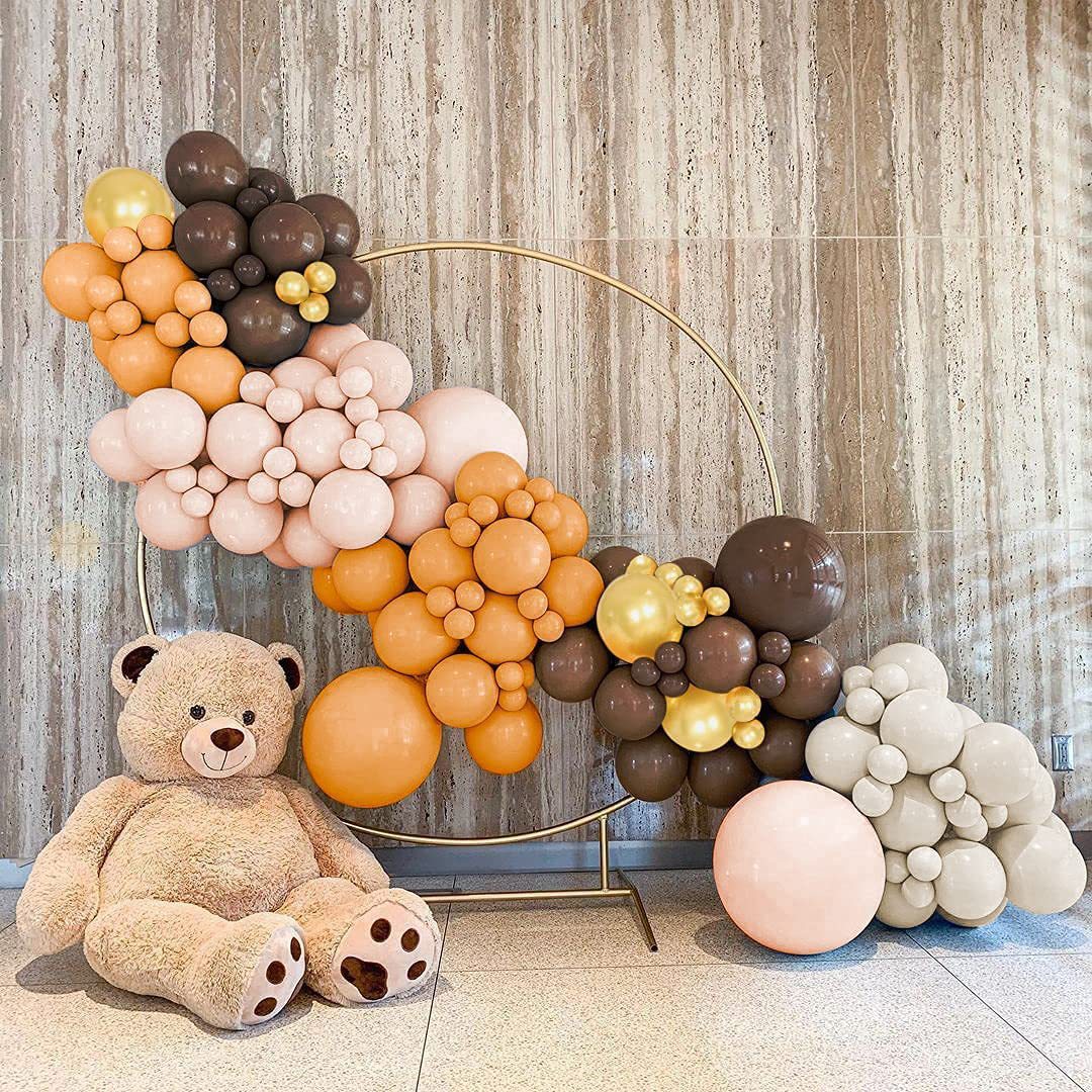 Neutral Gold Retro Balloon Arch Kit (152pcs)