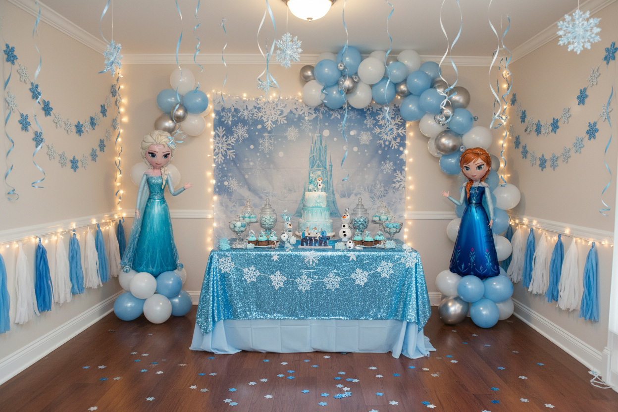 Frozen theme full setup on room