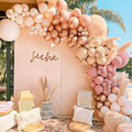 Blush Pink & Rose Gold Balloon Arch Kit (126pcs)